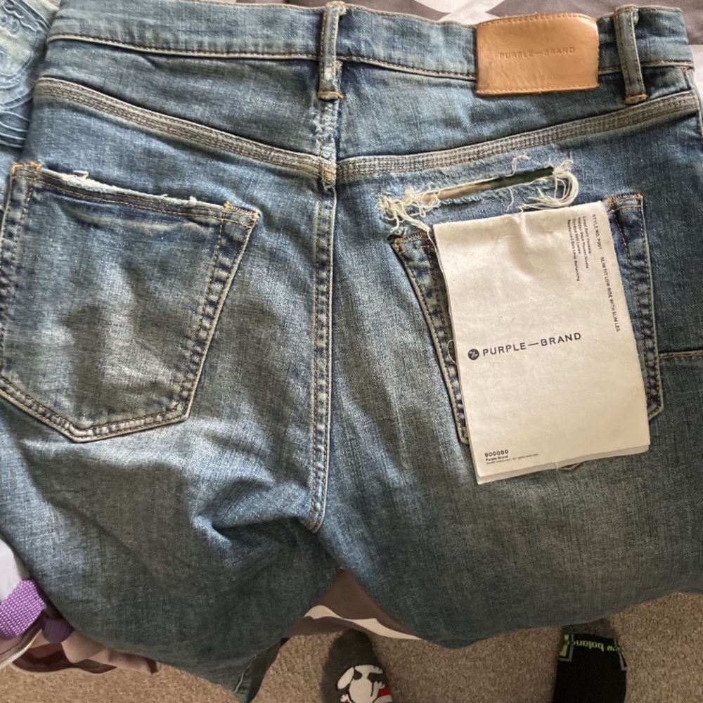 Purple jeans *camo cuts*